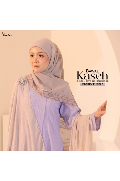BAWAL PLAIN KASEH - GREY PURPLE